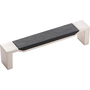 Satin Nickel With Black Wood