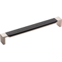 Satin Nickel With Black Wood