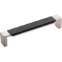 Satin Nickel With Black Wood