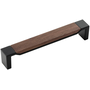 Matte Black With Walnut