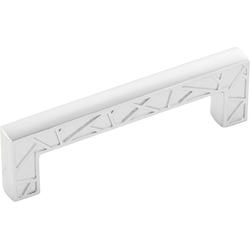 4-3/8 Inch Wide and 3-3/4 Inch Center to Center Cullet Pull, Chrome