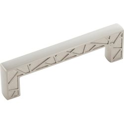 4-3/8 Inch Wide and 3-3/4 Inch Center to Center Cullet Pull, Satin Nickel