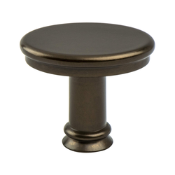 Berenson Dierdra Classic Comfort Collection, 1-7/16 Inch Length Oil Rubbed Bronze Cabinet Knob, Zinc Material, Transitional Style