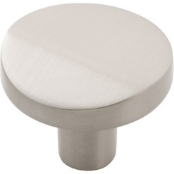 1-3/8 Inch Diameter Veer Knob, Satin Nickel