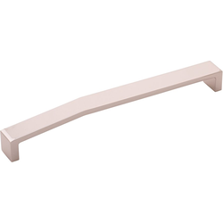 8-13/16 Inch Wide and 8-13/16 Inch Center to Center Veer Pull, Polished Nickel