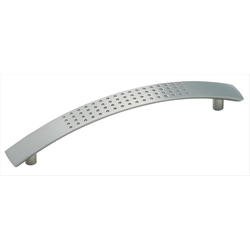 Clearance Sale, Essential'Z 5-1/16 Inch Center to Center Satin Nickel Cabinet Pull