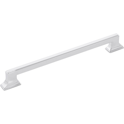 10-3/8 Inch Wide and 8-13/16 Inch Center to Center Brownstone Pull, Chrome