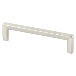 Berenson Metro 5-1/16 Inch Center to Center Brushed Nickel Cabinet Pull, Contemporary Zinc Material with Uptown Appeal