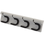 Gray, Housing: Nickel-plated, Hooks: Rubber covered