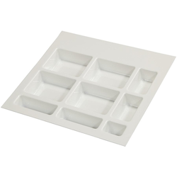 1-1/8 Inch Medical Drawer Insert, White