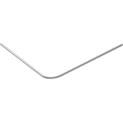 Metal Rail System for Kitchen Counter Corner, Polished Chrome