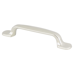 Berenson Designers Group 10, 5/8 Inch Width Polished Nickel Cabinet Pull, Zinc Material, Transitional Style, 96mm Center to Center