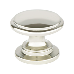 Berenson Designers Group 10 Classic Comfort Collection, 1-3/16 Inch Diameter Polished Nickel Cabinet Knob, Zinc Material, Transitional Style