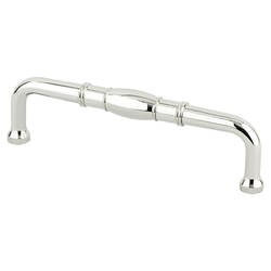 Berenson Designers Group 10, 6 Inch Center to Center, Polished Nickel Appliance Pull, Zinc Material, Classic Comfort Series