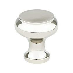 Berenson Designers Group 10 Classic Comfort Collection, 1-1/4 Inch Diameter Polished Nickel Cabinet Knob, Zinc Material, Transitional Style