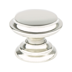 Berenson Designers Group 10 Classic Comfort Collection, 1-3/8 Inch Diameter Polished Nickel Cabinet Knob, Zinc Material, Transitional Style
