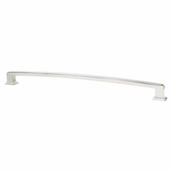 Berenson Designers Group Ten 18 Inch Center to Center Cabinet Appliance Pull in Polished Nickel, Classic Comfort Series