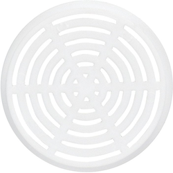 2-9/16 Inch Diameter Slotted Round Air Ventilation Cap, White