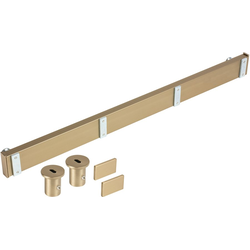 66 Inch Height Veritcal Mount for Symphony Wall Mount System, Matt Gold