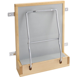 15 Inch Width Door Storage Scale Holder for 15" Vanity Base Cabinets, Natural, Min. Cabinet Opening: 15"W x 5"D x 18-1/2"H