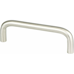 25% OFF Berenson Zurich 3-1/2 Inch Center to Center Brushed Nickel Steel Pull, Contemporary Style, Value Collection, Ideal for Modern Cabinets