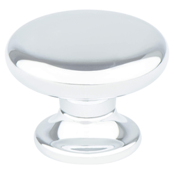 Berenson Valencia 1-3/8 Inch Diameter Polished Chrome Cabinet Knob, Zinc Material, Transitional Style, Mix and Match Collection