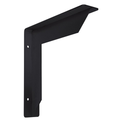 24 Inch Length x 18 Inch Height Structure Gusseted Commercial Grade Bracket, Black