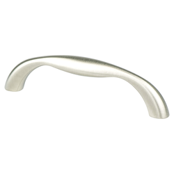 Berenson Valencia 3-3/4 Inch Center to Center Brushed Nickel Cabinet Pull, Zinc Material, Transitional Style, Mix and Match Collection