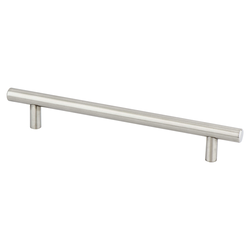 Berenson Uptown Appeal Stainless Steel 6-5/16 Inch C/C Cabinet Pull, Contemporary Design, Durable and Corrosion Resistant