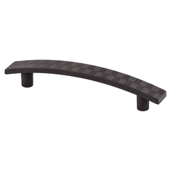 Berenson Virtuoso 3-3/4 Inch Center to Center Rubbed Bronze Cabinet Pull, Zinc Material, Transitional Style