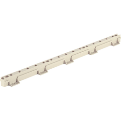 Pilaster Quick Tray Supports with 1/4 Inch Standoff for Frameless Cabinet, Cream