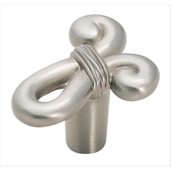 Cyprus 1-5/8 Inch Diameter Satin Nickel Cabinet Knob