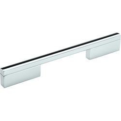 6-5/16 Inch Center-to-Center Separa Cabinet Pull, Polished Chrome