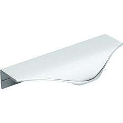 4-3/16 Inch Center-to-Center Aloft Cabinet Edge Pull, Polished Chrome