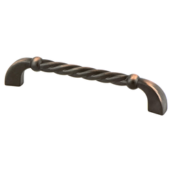 Berenson Maestro 5-1/16 Inch Center to Center Verona Bronze Cabinet Pull, Zinc Material, Traditional Style