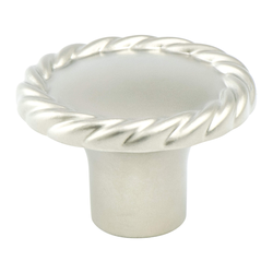 Berenson Maestro Traditional 1-3/8 Inch Diameter Satin Nickel Cabinet Knob, Zinc Material, Perfect for Kitchen/Bath/Closet