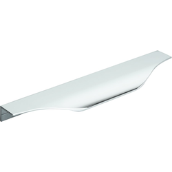6-9/16 Inch Center-to-Center Aloft Cabinet Edge Pull, Polished Chrome