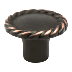 Berenson Maestro Traditional 1-3/8 Inch Diameter Verona Bronze Cabinet Knob, Zinc Material, Perfect for Home Decor