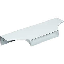 4-9/16 Inch Center-to-Center Extent Cabinet Edge Pull, Polished Chrome
