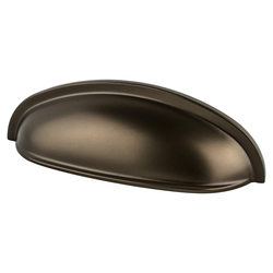 Berenson Adagio Traditional 3 Inch Center to Center Oil Rubbed Bronze Cabinet Cup Pull, Zinc Material