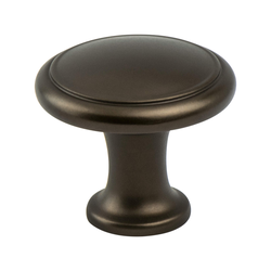 Berenson Adagio Traditional 1-3/16 Inch Diameter Oil Rubbed Bronze Cabinet Knob for Home Decor