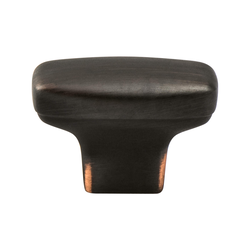 Berenson Vibrato Traditional Knob, 1-7/16 Inch Diameter, Verona Bronze Finish, Zinc Material, Ideal for Cabinets