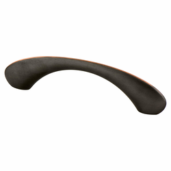 Berenson Vibrato Traditional Verona Bronze Oblong Pull, 5-1/16 Inch Center to Center, Zinc Material, Perfect for Traditional Homes