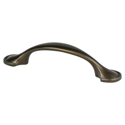 Berenson Adagio Traditional 3 inch CC Oil Rubbed Bronze Hillcrest Pull for Cabinets and Drawers
