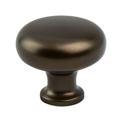 Berenson Adagio Traditional 1-1/4" Diameter Oil Rubbed Bronze Cabinet Knob for Home and Business