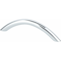 Berenson Alto 3-3/4 Inch C/C Polished Chrome Cabinet Pull, Contemporary Advantage Three Collection