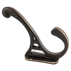 25% OFF Berenson Prelude Collection Double Coat Hook, Traditional Style, Verona Bronze Finish, Zinc Material, 4in. Length