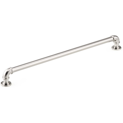 10% OFF Steampunk 12-5/8 Inch Center to Center Eclectic Cabinet Pull, Brushed Nickel