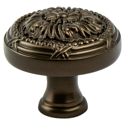 Berenson Toccata Artisan Style 1-1/2 Inch Diameter Oil Rubbed Bronze Cabinet Knob, Zinc Material, Ideal for Cabinets and Drawers
