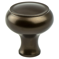 25% OFF Berenson Forte 1-5/8 Inch Diameter Oil Rubbed Bronze Cabinet Knob, Zinc Material, Transitional Style, Classic Comfort Series